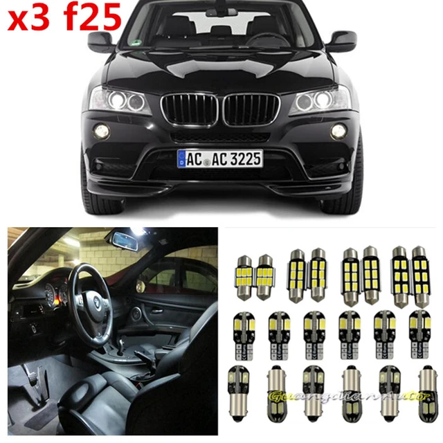 Tcart 20 x Error Free White Interior LED Light Package Kit for BMW ... Tcart 20 x Error Free White Interior LED Light Package Kit for BMW ...