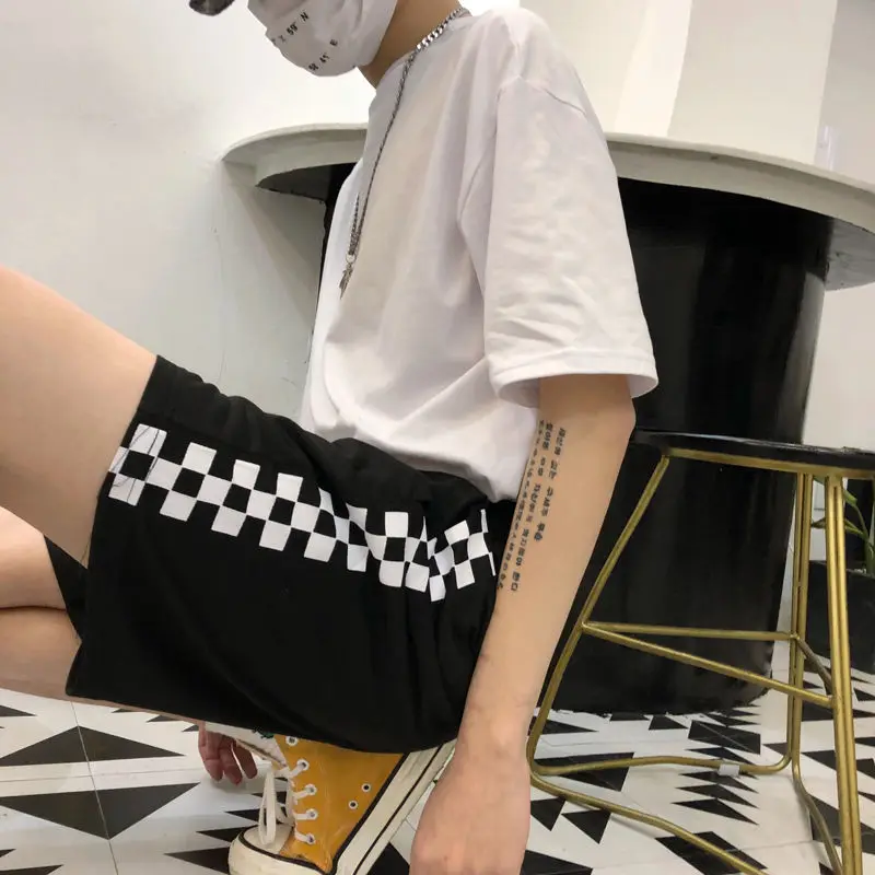 Новые женские повседневные японские шорты, летние мужские рабочие шорты в стиле хип-хоп Харадзюку, мужские шорты в уличном стиле, мужские школьные шорты - Цвет: 6