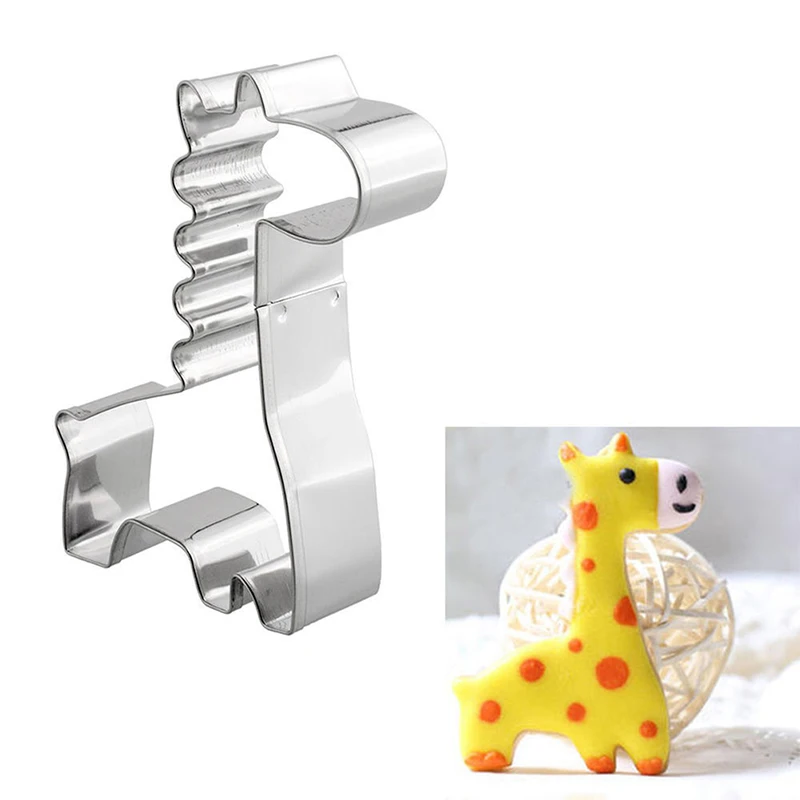 

Cute Giraffe Plastic Candy Stencils Wholesale Biscuits Cutter Mold Cake Mold Fondant Mold Cake Tools Cake Decoration Tools