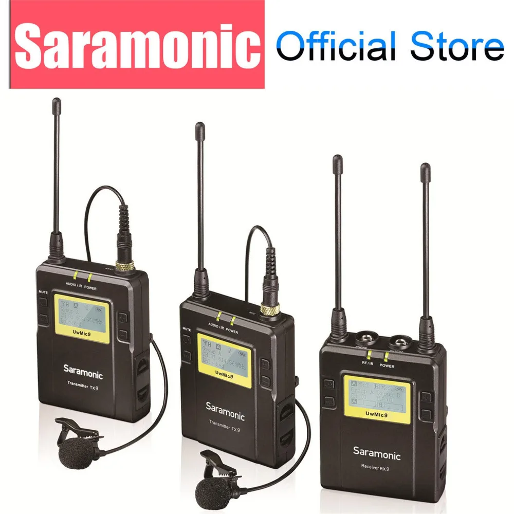 Беспроводной микрофон Saramonic UWMIC9 петличная микрофонная система для видеовещания