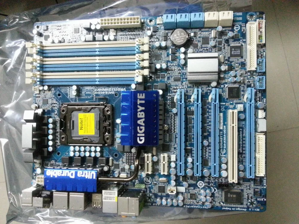 Gigabyte GA X58A UD3R оригинальная материнская плата LGA 1366 DDR3 24 ГБ USB2.0 USB3.0 X58 рабочего Материнская плата|Материнские