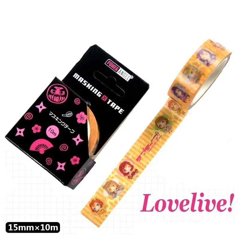 

Japanese Anime Love Live Washi Tape Adhesive Tape DIY Scrapbooking Sticker Label Masking Tape