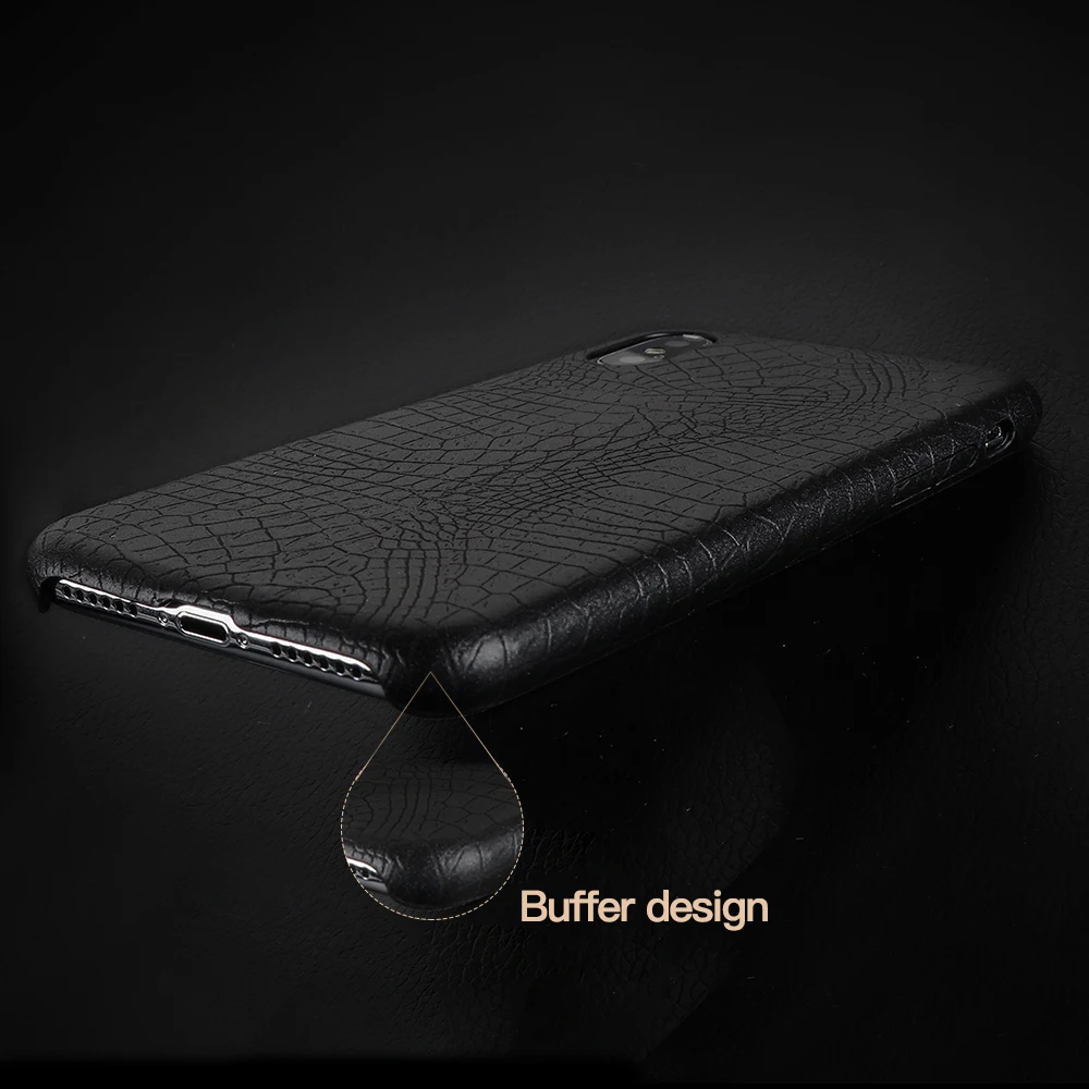 Роскошный чехол для iPhone 6 6s 7 8 Plus X 11 чехол крокодиловая текстура чехол для телефона s обложка на заднюю панель из искусственной кожи Coque для iPhone XS XR XS Max