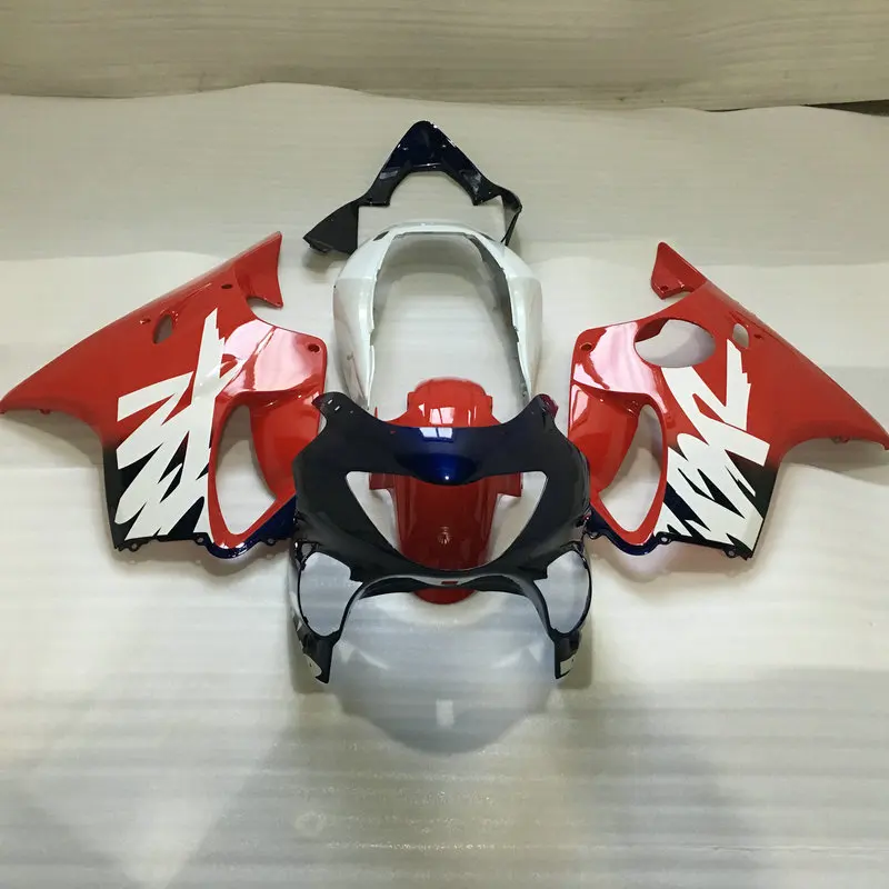 

Injection mold Fairing Kit for HONDA CBR600F4 99 00 CBR 600F4 1999 2000 Red white blue Motorcycle Fairings set+7gifts HW02