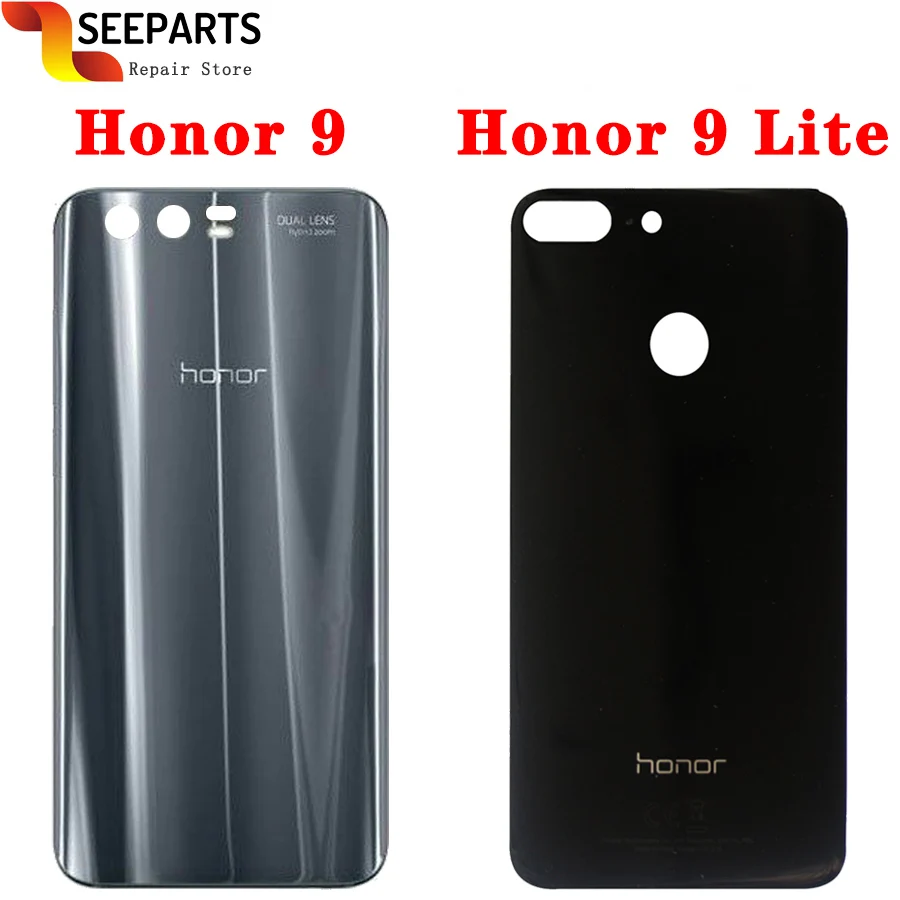 Задняя стеклянная крышка аккумулятора для Huawei honor 9 Lite Корпус задней двери панель