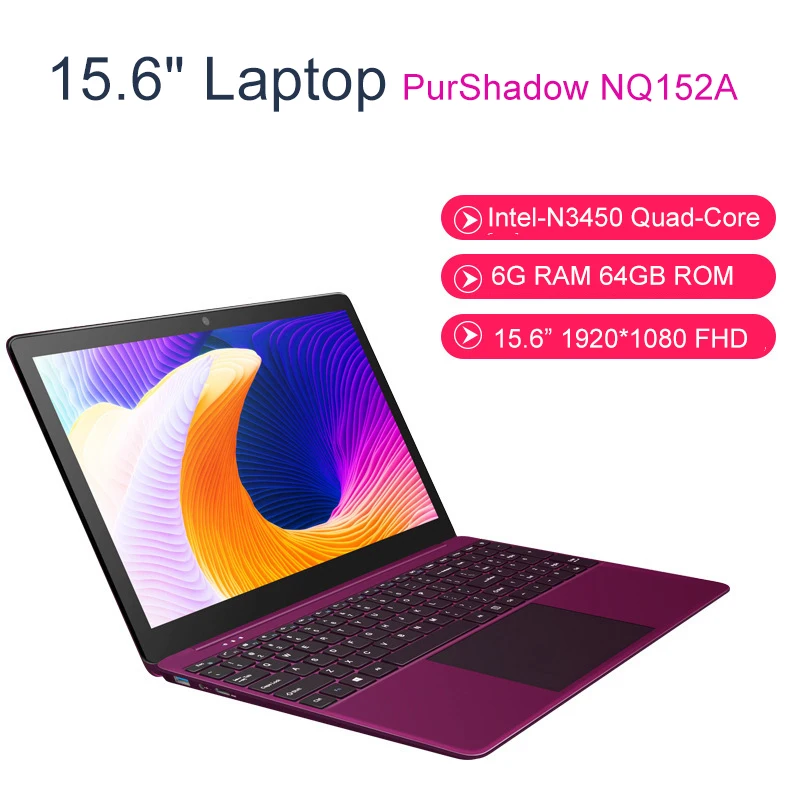 15.6 Inch Windows 10 Intel APollo-Lake N3450 Quad Core Laptop With 9000mAh Battery RAM 6GB ROM 64GB SSD Dual WiFi Ultra Notebook 15.6 Inch Windows 10 Intel APollo-Lake N3450 Quad Core Laptop With 9000mAh Battery RAM 6GB ROM 64GB SSD Dual WiFi Ultra Notebook