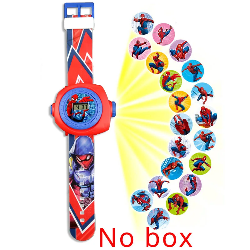 JOYROX принцесса Человек-паук детские часы проекция мультфильм шаблон Цифровые Детские часы для мальчиков девочек светодиодный дисплей часы Relogio