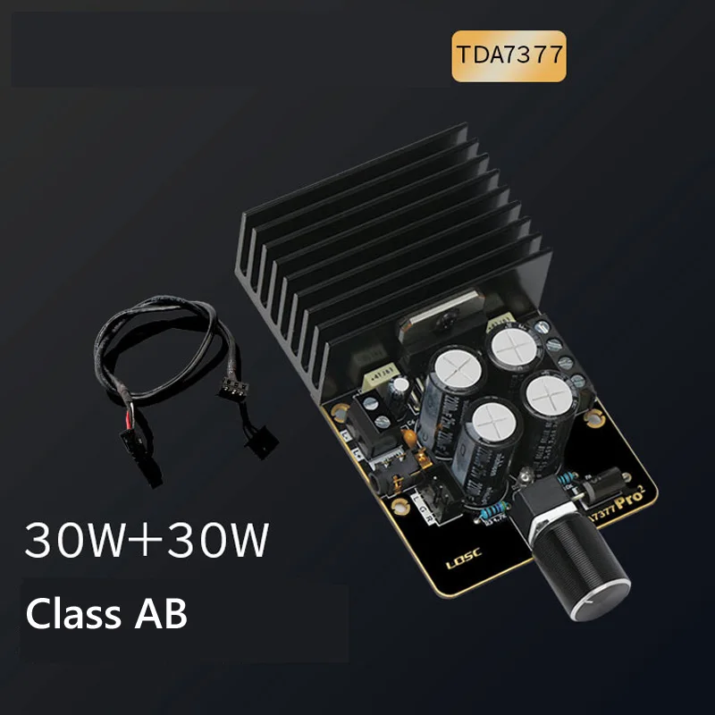 

TDA7377 Car Digital Amplifier Audio Board Stereo dual channel 30W+30W class AB amplifier for 4-8 ohm Speaker DC12V