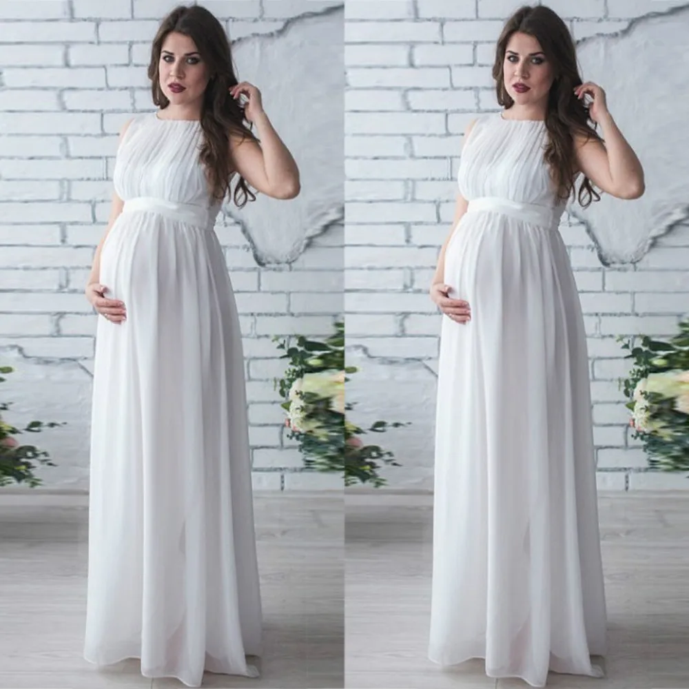 Платья для беременных; реквизит для фотосессии; женское Макси-платье с цветочным рисунком по щиколотку; Hohemian; Одежда для беременных женщин; M, L,# g6