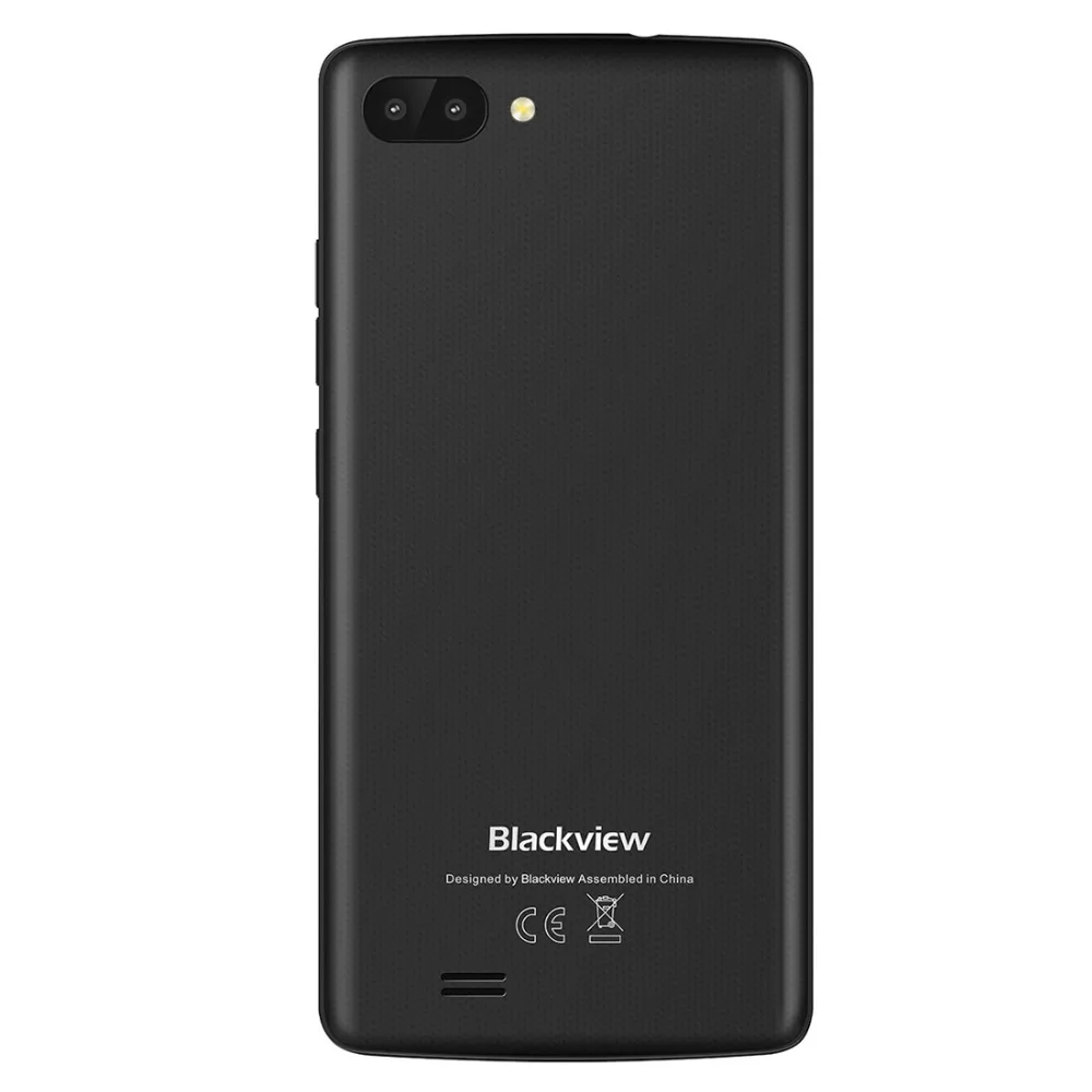 Мобильный телефон BLACKVIEW A20, экран 5,5 дюйма, 1 ГБ ОЗУ, 8 Гб ПЗУ, четырехъядерный процессор MTK6580M, Android GO, двойная камера заднего вида, смартфон 3000 мАч