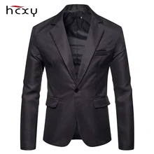 HCXY Autumn Fashion Suit Mens Casual Solid Color Blazer Slim Fit Classic Male Suits Jacket Masculino Blazers Men Size S-XXL
