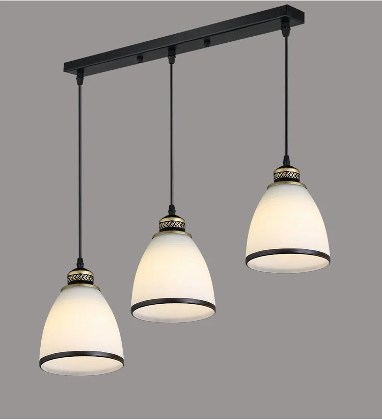  Modern Minimalist Set of 3 Kitchen Island Dining Room Glass Pendant Light (13)