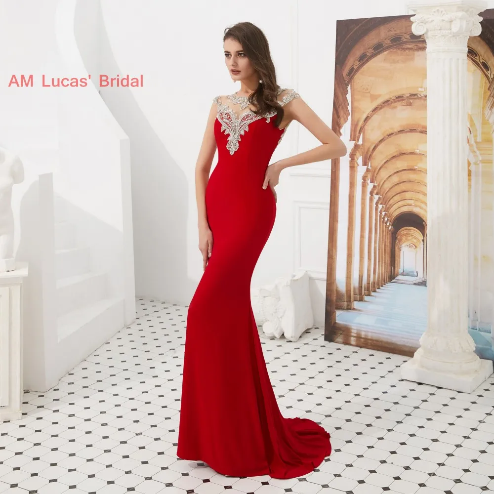 red mermaid prom