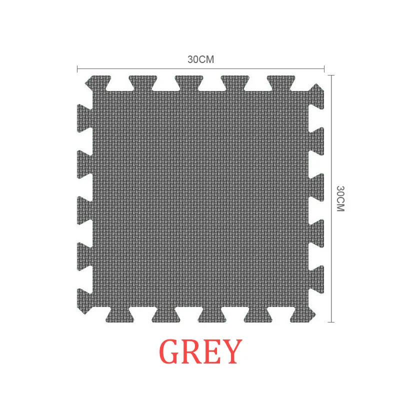 Противоскользящий коврик для защиты от шума для дома, мягкая напольная плитка, EVA, детский Поролоновый безопасный гимнастический коврик-пазл, ковер, водонепроницаемый коврик для детей - Цвет: grey