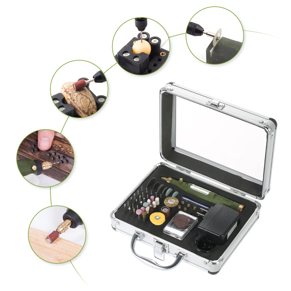 

Dremel Mini Drill Engraver Grinder Variable Speed Electric Drill Grinding Engraving ferramenta power Toolsdremel accessories