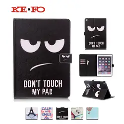 Kefo для iPad Air 2 Обложка 9.7 дюймов Роскошные из искусственной кожи Защитный чехол для Apple iPad Air 2 для iPad 6 Аксессуары для планшетов