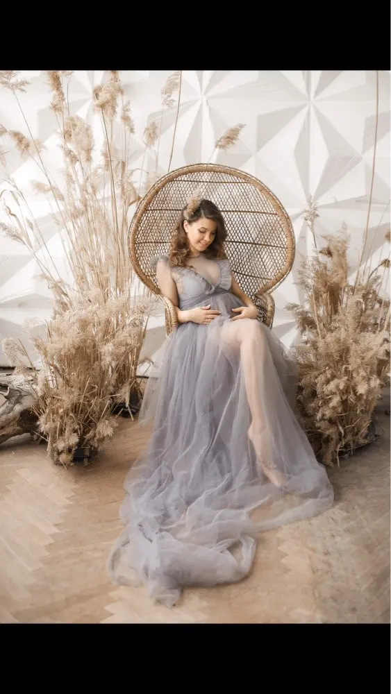 Романтические элегантные платья для беременных для фотосессии, вечерние женские свадебные платья, длинные платья для беременных, реквизит для фотосессии