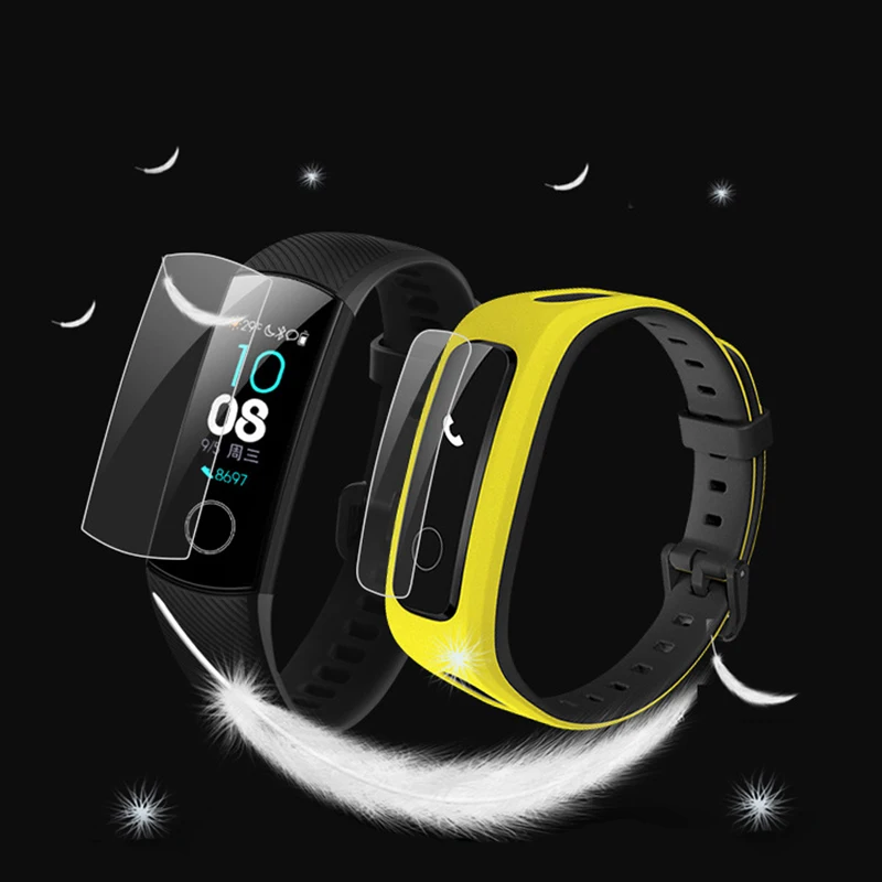 

Anti-Scratch Soft TPU Ultra-thin Protective Film for Huawei Honor Band 4/Running Version Smart Wristband Full Screen Protector