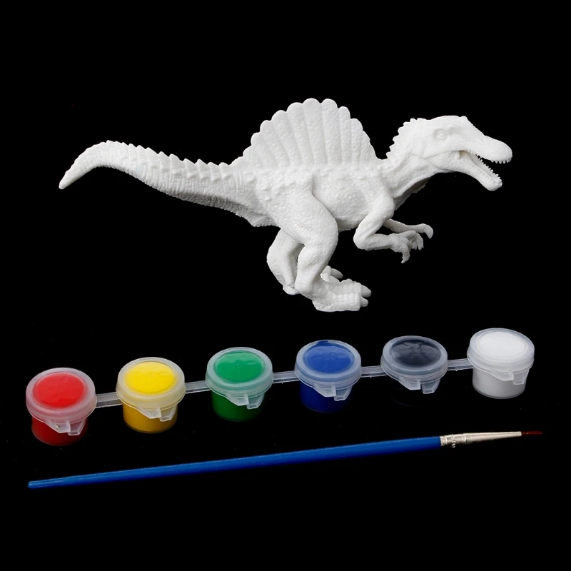 DIY раскраска картина Животное Динозавр Модель Рисунок граффити Дети Детские игрушки - Цвет: Spinosaurus