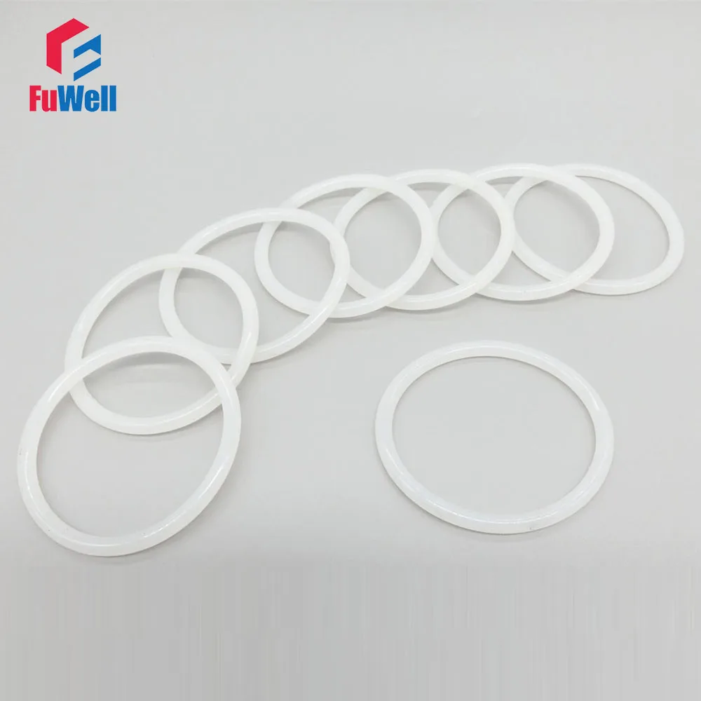 Food Grade White O ring Seals Gasket Silicon 1.5mm Thickness 9.5/10/11