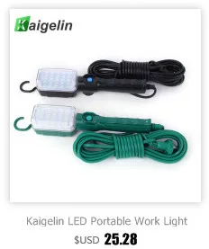 Kaigelin 2 режима портативный вел USB аккумуляторная свет работы фонарик магнит LED крючок для ремонта автомобиля кемпинговый фонарь