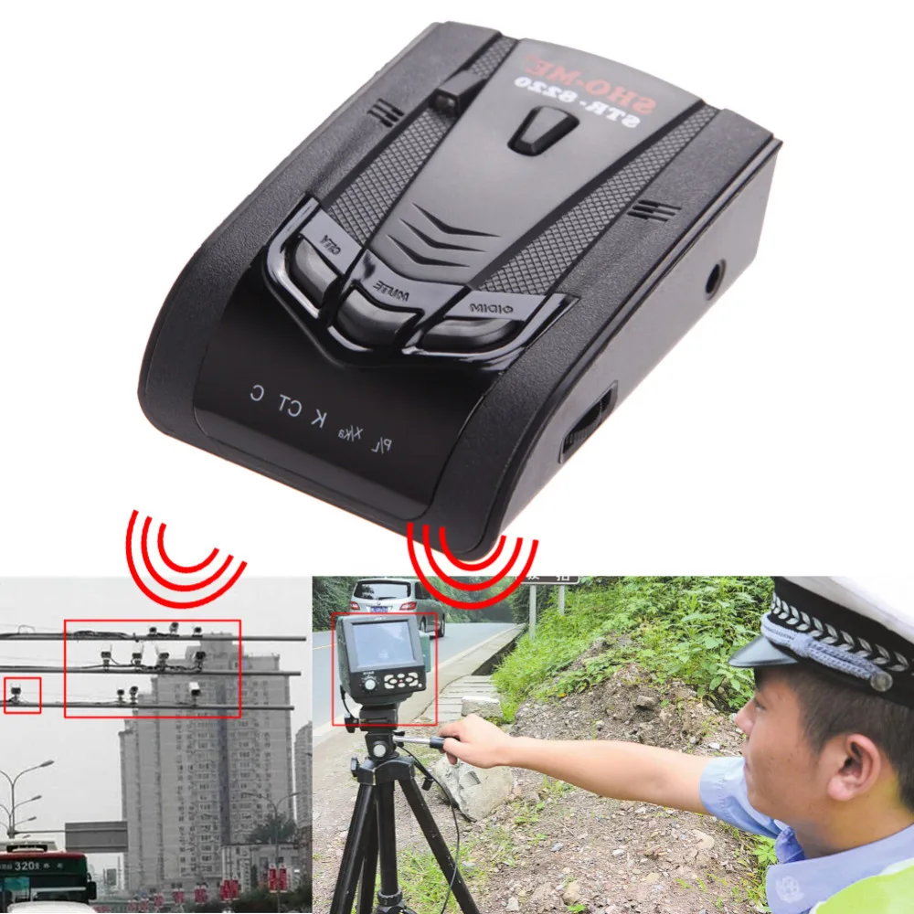 2018 New Anti Laser Car Radar Detector Full band STR 8220 Car Detector Radar Speed Laser Russian Voice Alert Electronic Dog