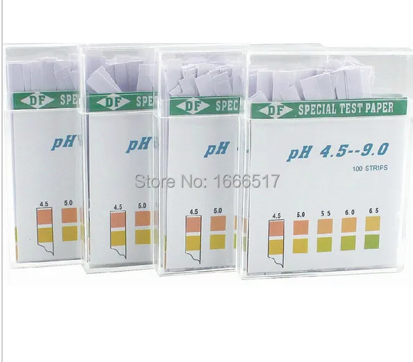 50pack/lot Alkaline pH Test paper Strips Indicator Litmus Kit Testing