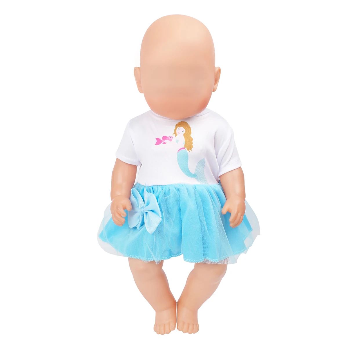 Детская кукольная одежда PellyBaby для новорожденных Размер 40 43 см платье пачка в