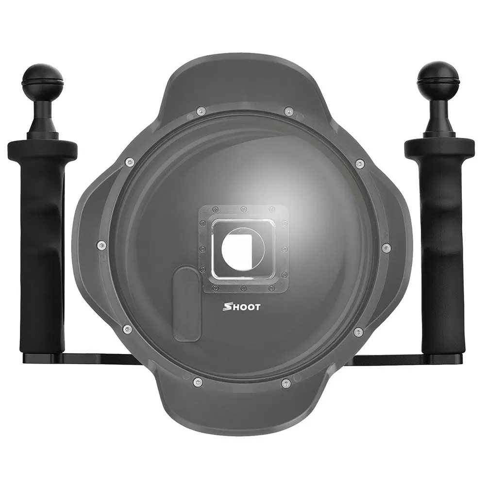 Съемка алюминиевого сплава 7x10 inchi(HxW) Ручной Стабилизатор ручка для GoPro 5/4/3+/3 камеры и 4 дюймов 6 дюймов купол Por