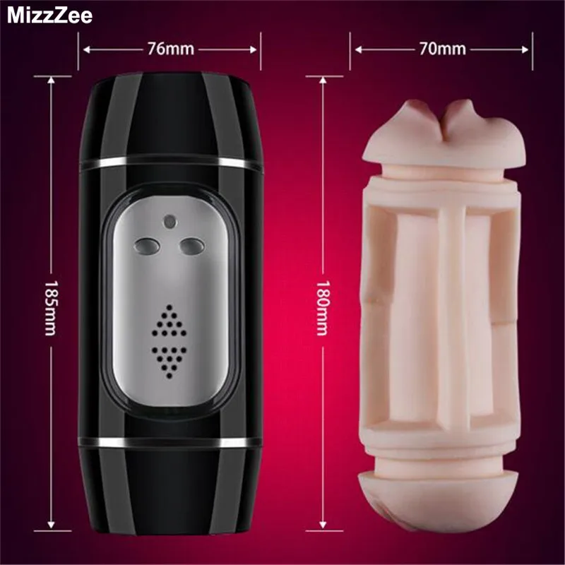 MizzZee 18 скорости вибратор секс игрушки для мужчин влагалище & пероральный мужской