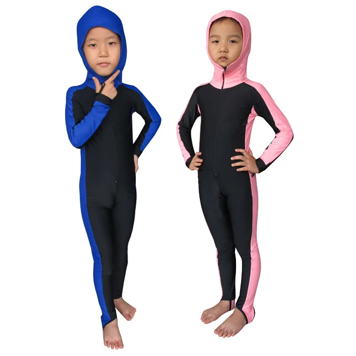 Free Shipping Children Diving Wetsuit Kids Sun Protection Diving Suit