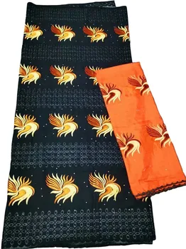 

5+2yard blue swiss dry lace in switzerland african lace fabric 2019 swiss voile lace in switzerland nigerian lace fabrics HL-A7