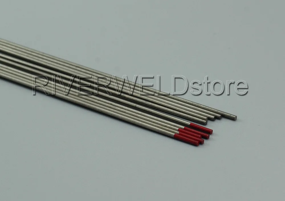 2% вольфрамовый электрод WT20 красный 1 6*150 мм 1/16x6 &quotx10PK подходит для сварки TIG|tig