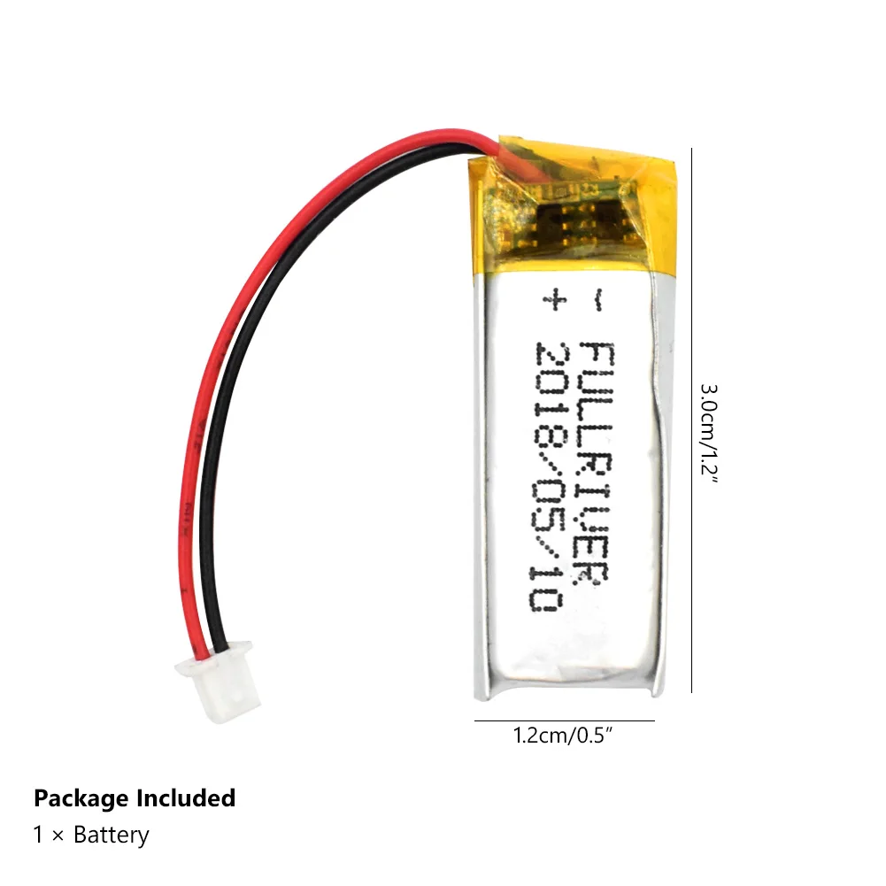 3,7 V 130mAh 501230 литий-полимерная Li-Po Аккумуляторная батарея для DIY Mp3 gps bluetooth наушники гарнитура