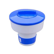 Плавательный бассейн Таблетки Бассейн Регулируемый плавающий дозатор хлора коробка для хранения для чистящих инструментов