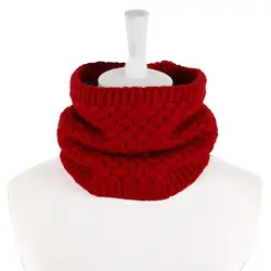 Для женщин Для мужчин 2018 Зимняя шерстяная одежда вязаный шарф кольцо флис теплый кашемировый шарф мужские и женские искусственной меховой