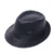 PU Leather Fedora Hats Vintage Jazz Cap Cowboy Gentleman Bowler Short Brim Floppy Trilby Panama Hat Hip Hop Black Cap Men Women 8