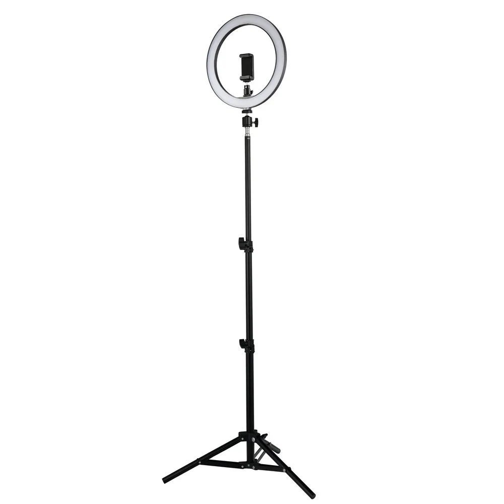 

10" LED Ring Light Set Photo Studio Light Photography Dimmable Video for Smartphone with Phone Holder and Light Holder