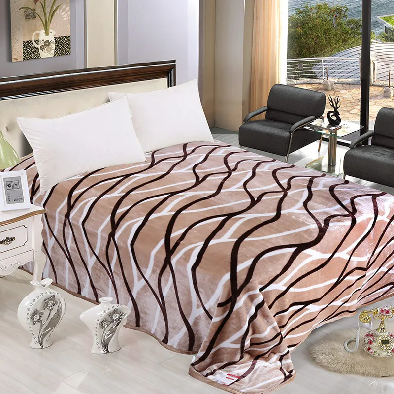 200*230cm Thicken Blankets Bed MicroFiber King Size Mantas ...