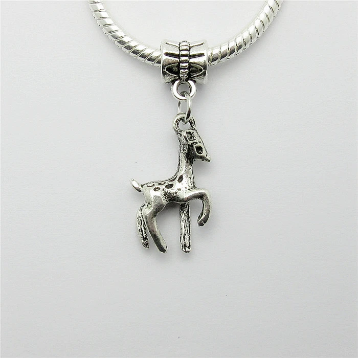 Wholesale Lots 12pcs Fit Pandora Charms Bracelet DIY Pendant Beads Dangle Deer Charm Pendants For Jewelry Making | Украшения и