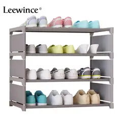 Leewince простые шкафы для обуви Ironwork многослойная сборка обуви стойки с современный простой пылезащитный шкаф для обуви 50 см высота