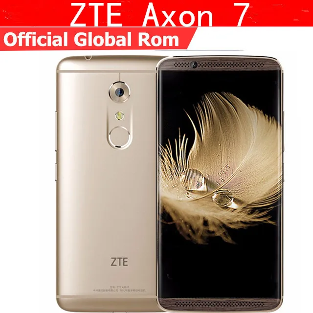 Мобильный телефон zte Axon 7 A2017, 4G LTE, Snapdragon 820, Android 6,0, 5,5 дюймов, 2560X1440, 4 Гб ram, 128 ГБ rom, МП, отпечаток пальца, NFC