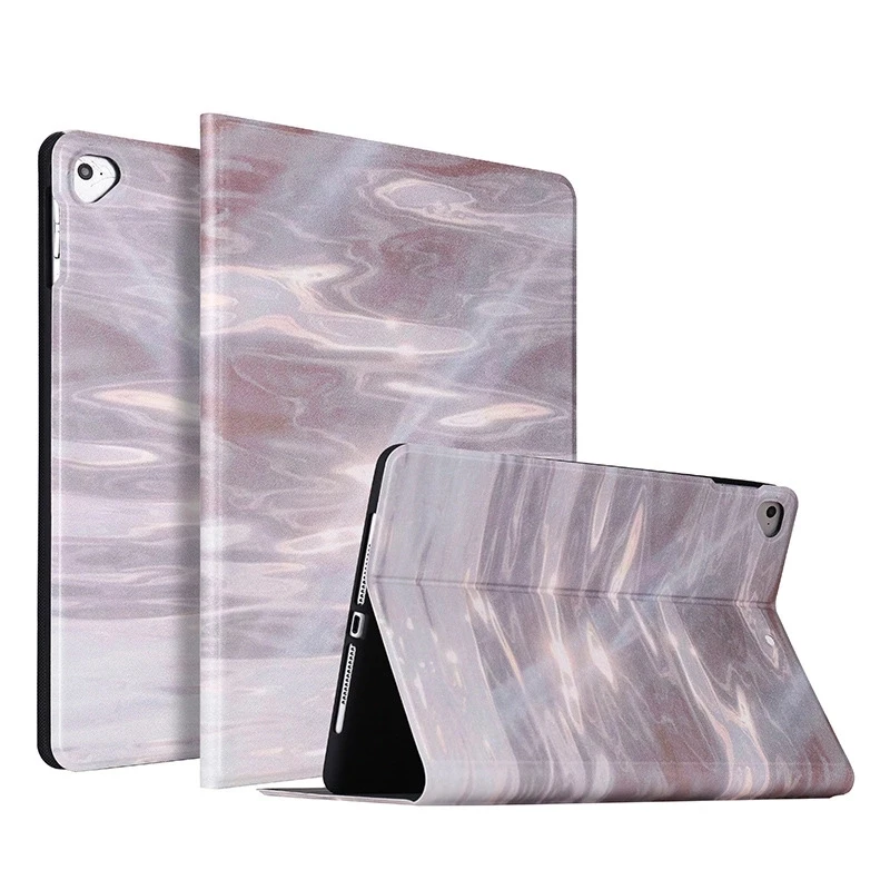 

Marble Pattern Flip Silicone Soft Back Case For iPad 2 3 4 Air Air2 mini 5 Stander Cover for New iPad 9.7 2017 Auto Wake/Sleep