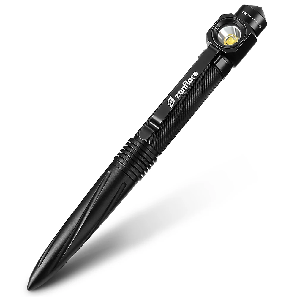 

Zanflare Multifuctional Tactical Flashlight Pen Easy-To-Carry Tool Portable Self Defense Flashlight Aluminum Alloy