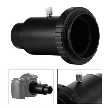 

Aluminum T2 Adapter Telescope Extension Tube 1.25 inch Telescope Mount Adapter Thread T-Ring For Canon EOS Camera Accessories