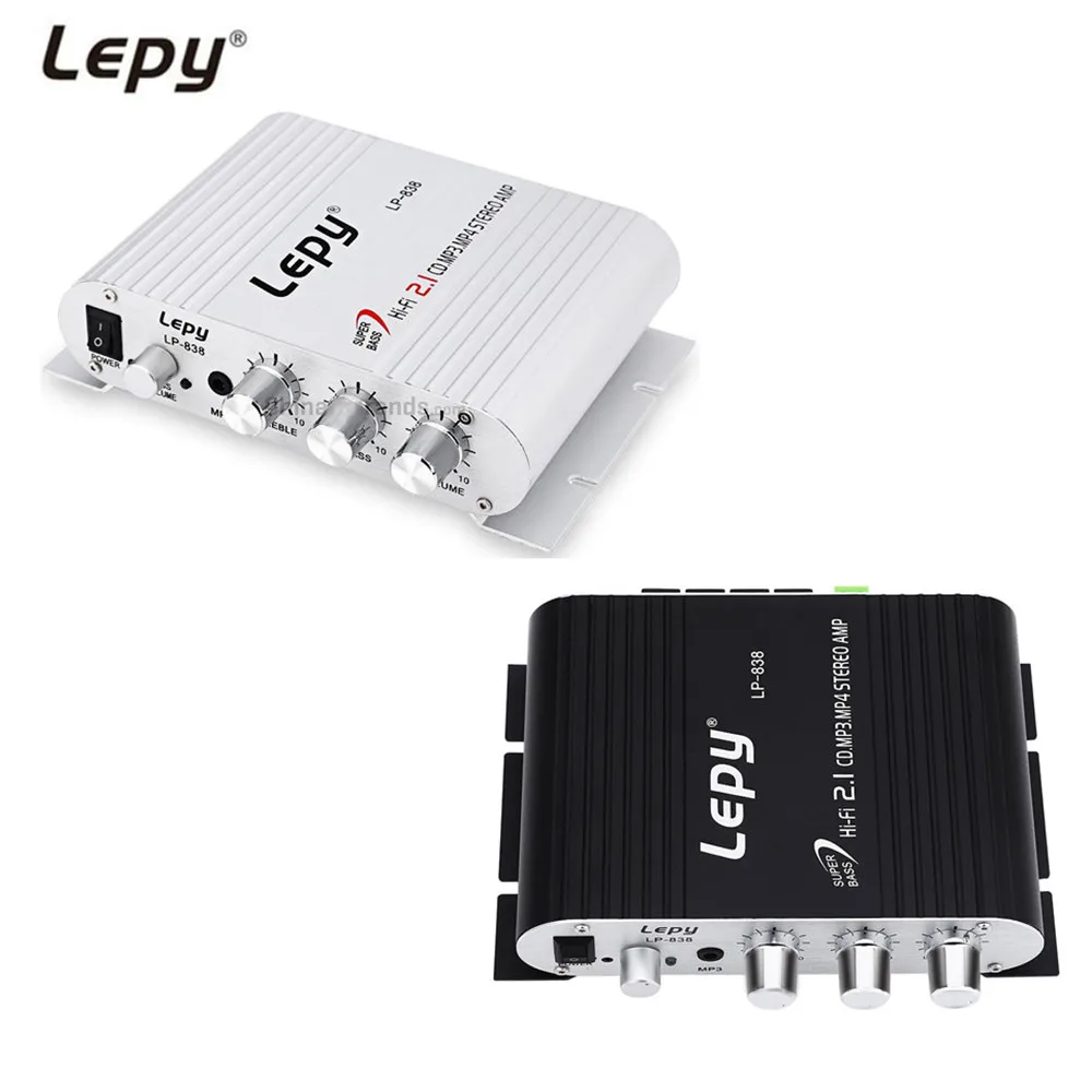 Lepy LP 838 Car Channel Stereo font b Amplifier b font Mini font b Subwoofer b