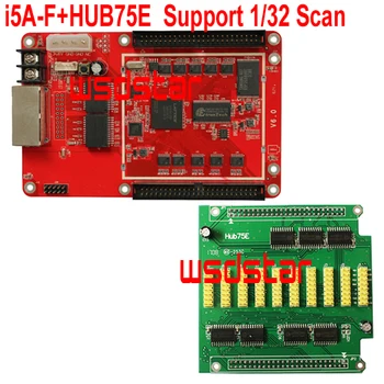 

i5A-F+HUB75E Synchronous & Asynchronous Dual Mode System Full Color LED Display control card Dual Mode Control LED Video Card