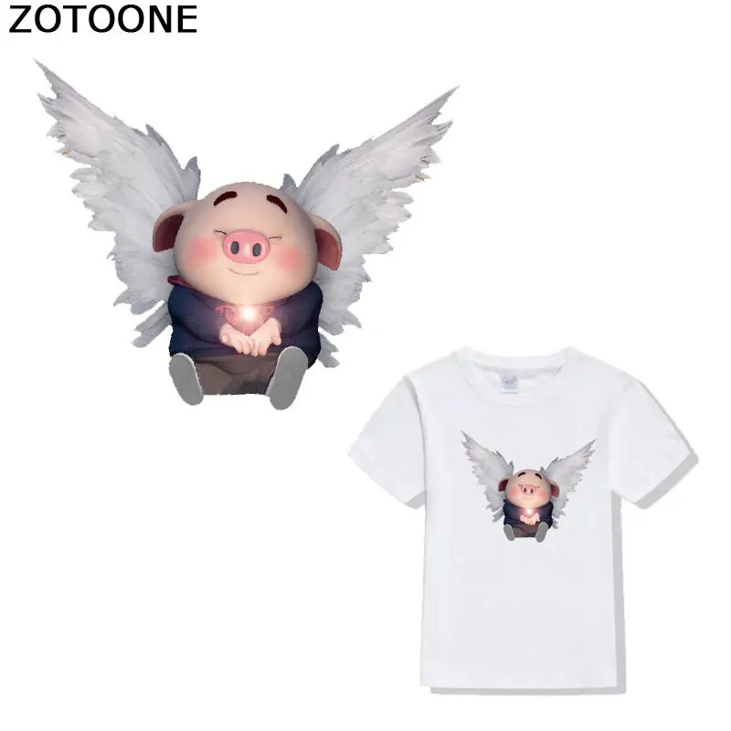 Аксессуары для одежды ZOTOONE Cute Meng pig теплопередача офсетная печать DIY