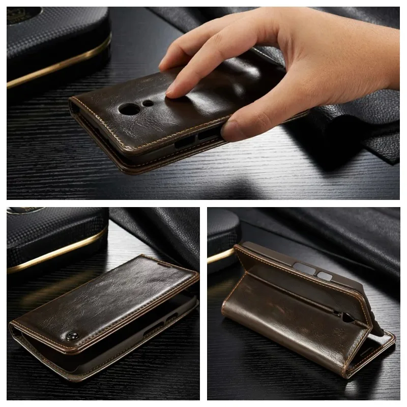 Vintage Magnet Ultra Thin Leather Capa Celular for Motorola G2 Case Shockproof PU Flip Wallet Stand
