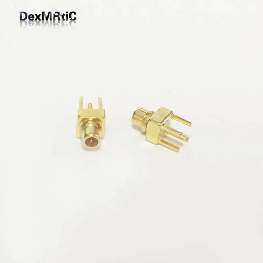 Buy 1PC MMCX Male Plug RF Coax Connector PCB Mount